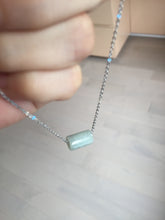 Load image into Gallery viewer, Type A 100% Natural white light green Jadeite Jade LuluTong (Every road is smooth) bead pendant group BP90 Add-on item