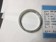 Load image into Gallery viewer, 50.5mm certified 100% natural Type A light green/gray/purple jadeite jade bangle PD201-2387
