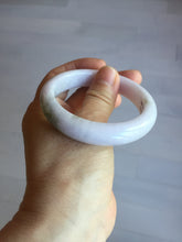 Load image into Gallery viewer, 53.5mm 100% natural certified light green purple pink jadeite jade bangle BN34-4503