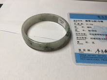 Load image into Gallery viewer, 50.5mm certified 100% natural Type A light green/gray/purple jadeite jade bangle PD201-2387