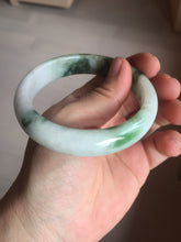 Load image into Gallery viewer, 57.7mm certified Type A 100% Natural sunny green yellow brown white Jadeite Jade bangle D136-1720