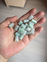 Load image into Gallery viewer, Type A 100% Natural white light green Jadeite Jade LuluTong (Every road is smooth) bead pendant group BP90 Add-on item