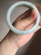 Load image into Gallery viewer, 56.5mm 100% natural type A white/light green jadeite jade bangle BN103-9764