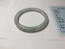 Load image into Gallery viewer, 57.5mm Certified Type A 100% Natural Light Green, Purple & White Jadeite Jade Bangle AZ172-1010
