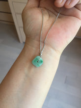 Load image into Gallery viewer, Type A 100% Natural Icy Watery Green Blue Yellow Freeform Light Heart Free Soul Design Jadeite Jade Pendant Group BS125