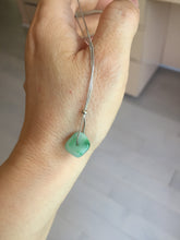 Load image into Gallery viewer, Type A 100% Natural Icy Watery Green Blue Yellow Freeform Light Heart Free Soul Design Jadeite Jade Pendant Group BS125