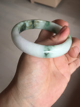 Load image into Gallery viewer, 57.7mm certified Type A 100% Natural sunny green yellow brown white Jadeite Jade bangle D136-1720