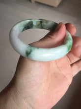 Load image into Gallery viewer, 57.7mm certified Type A 100% Natural sunny green yellow brown white Jadeite Jade bangle D136-1720