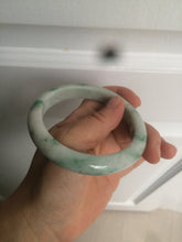 Load image into Gallery viewer, 60.7mm Certified Type A 100% Natural green/white jdeite Jade bangle AE57-4355