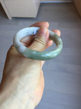 Load image into Gallery viewer, 50mm certified 100% natural Type A light watermelon rind green/yellow/purple jadeite jade bangle BN33-4499
