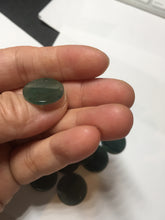 Load image into Gallery viewer, 100% Natural type A dark blue/green/gray round Guatemala Jadeite Jade safe and sound pendant group BF155