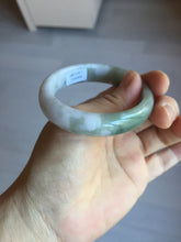 Load image into Gallery viewer, 50mm certified 100% natural Type A light watermelon rind green/yellow/purple jadeite jade bangle BN33-4499