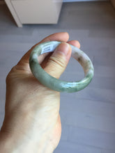 Load image into Gallery viewer, 50mm certified 100% natural Type A light watermelon rind green/yellow/purple jadeite jade bangle BN33-4499