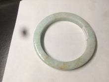 Load image into Gallery viewer, 53.5mm certified Type A 100% Natural light green/brown square Jadeite Jade bangle R104-1761