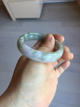 Load image into Gallery viewer, 50mm certified 100% natural Type A light watermelon rind green/yellow/purple jadeite jade bangle BN33-4499