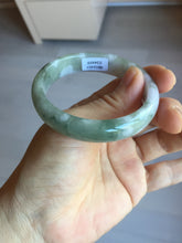 Load image into Gallery viewer, 50mm certified 100% natural Type A light watermelon rind green/yellow/purple jadeite jade bangle BN33-4499