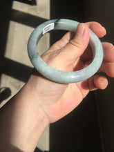 Load image into Gallery viewer, 59mm Certified Type A 100% Natural green gray purple Jadeite Jade bangle AH95-4489