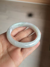 Load image into Gallery viewer, 52mm certified Type A 100% Natural icy light green oval Jadeite Jade bangle AZ45-5053