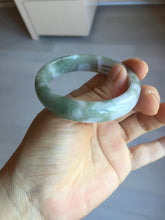 Load image into Gallery viewer, 50mm certified 100% natural Type A light watermelon rind green/yellow/purple jadeite jade bangle BN33-4499