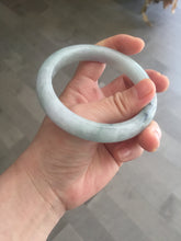 Load image into Gallery viewer, 59mm Certified Type A 100% Natural green gray purple Jadeite Jade bangle AH95-4489