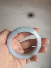 Load image into Gallery viewer, 52mm Certified Type A 100% Natural light green/purple Jadeite Jade bangle Q127-0309