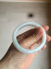 Load image into Gallery viewer, 52mm certified Type A 100% Natural icy light green oval Jadeite Jade bangle AZ45-5053