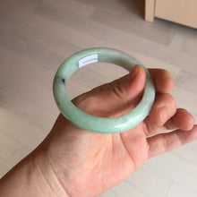 Load image into Gallery viewer, 54mm Certified Type A 100% Natural apple green dark green Jadeite Jade bangle BM23-0236