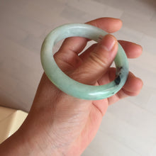 Load image into Gallery viewer, 54mm Certified Type A 100% Natural apple green dark green Jadeite Jade bangle BM23-0236