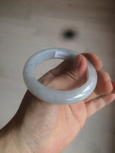 Load image into Gallery viewer, 52mm Certified Type A 100% Natural light green/purple Jadeite Jade bangle Q127-0309
