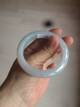 Load image into Gallery viewer, 52mm Certified Type A 100% Natural light green/purple Jadeite Jade bangle Q127-0309