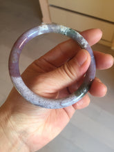 Load image into Gallery viewer, 57mm 100% natural red/purple/green slim round cut ocean jasper bangle SY111