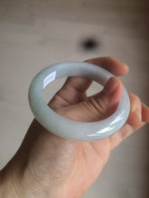 Load image into Gallery viewer, 52mm Certified Type A 100% Natural light green/purple Jadeite Jade bangle Q127-0309