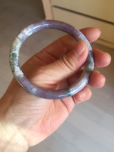 Load image into Gallery viewer, 57mm 100% natural red/purple/green slim round cut ocean jasper bangle SY111