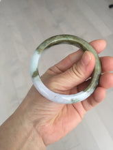 Load image into Gallery viewer, 52mm certified natural 100% natural Type A dark green brown purple jadeite jade bangle E151-4139