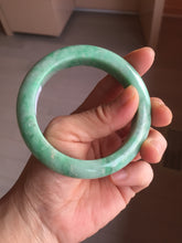 Load image into Gallery viewer, 56.2mm Certified Type A 100% Natural sunny green purple white Jadeite bangle PC168-8111