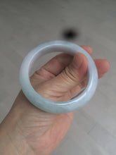 Load image into Gallery viewer, 52mm Certified Type A 100% Natural light green/purple Jadeite Jade bangle Q127-0309