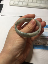 Load image into Gallery viewer, 50.2mm certified 100% natural Type A light green/gray/purple jadeite jade bangle PD202-2389