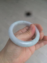 Load image into Gallery viewer, 52mm Certified Type A 100% Natural light green/purple Jadeite Jade bangle Q127-0309