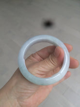 Load image into Gallery viewer, 52mm Certified Type A 100% Natural light green/purple Jadeite Jade bangle Q127-0309