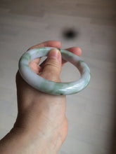 Load image into Gallery viewer, 58.8mm Certified Type A 100% Natural green/purple/brown Jadeite Jade bangle C86-5287
