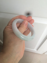 Load image into Gallery viewer, 52mm Certified Type A 100% Natural light green/purple Jadeite Jade bangle Q127-0309