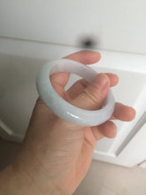Load image into Gallery viewer, 52mm Certified Type A 100% Natural light green/purple Jadeite Jade bangle Q127-0309