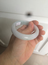 Load image into Gallery viewer, 52mm Certified Type A 100% Natural light green/purple Jadeite Jade bangle Q127-0309