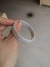 Load image into Gallery viewer, 48.8mm Certified Type A 100% Natural light purple/yellow/white square Jadeite Jade bangle Y151-8064