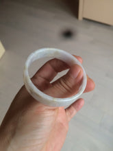 Load image into Gallery viewer, 48.8mm Certified Type A 100% Natural light purple/yellow/white square Jadeite Jade bangle Y151-8064