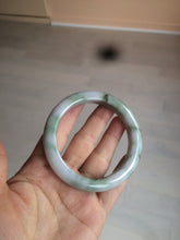 Load image into Gallery viewer, 58.8mm Certified Type A 100% Natural green/purple/brown Jadeite Jade bangle C86-5287