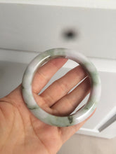 Load image into Gallery viewer, 58.8mm Certified Type A 100% Natural green/purple/brown Jadeite Jade bangle C86-5287