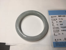 Load image into Gallery viewer, 53.4mm Certified Type A 100% Natural icy watery light green purple jadeite Jade bangle BK121-3399