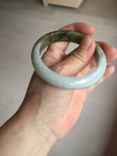 Load image into Gallery viewer, 55.5mm certificated Type A 100% Natural oily dark green/yellow/brown Jadeite Jade bangle D132-4069