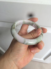 Load image into Gallery viewer, 58.8mm Certified Type A 100% Natural green/purple/brown Jadeite Jade bangle C86-5287